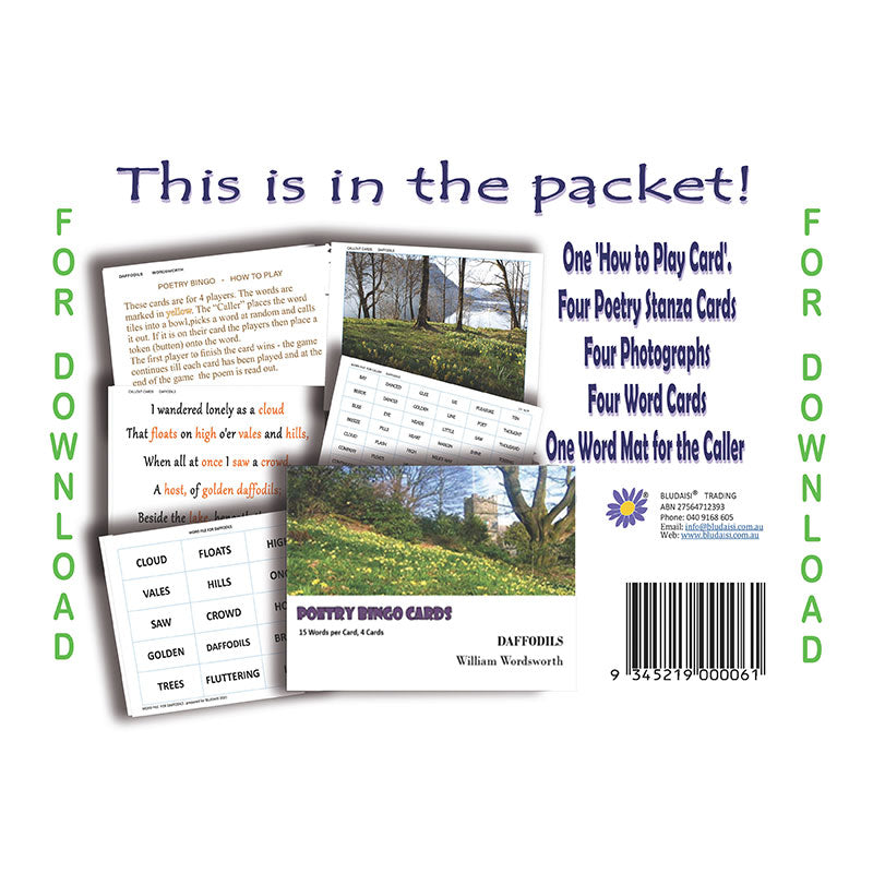 Daffodils (Digital) by William Wordsworth