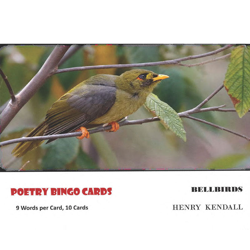 Bellbirds by Henry Kendall - 9 Words per Card, 10 Cards