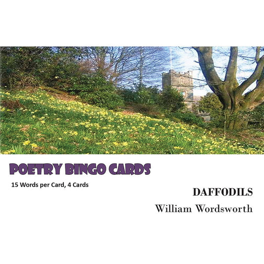 Poetry Bingo Cards – BLU DAISI® Games