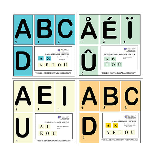 Jumbo Alphabet Letters Bundle (Digital)
