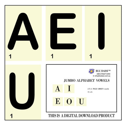 Jumbo Alphabet Letters Bundle (Digital)